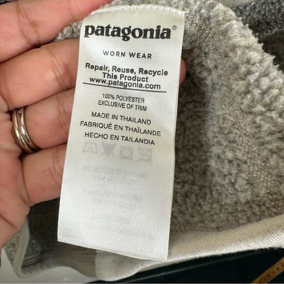 Patagonia Better Sweater Womens Small 1/4 Zip Slim Fit Pullover Gorpcore Jacket - Picture 5 of 8